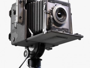 speed graphic on tripod 3Dモデル