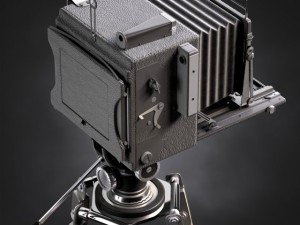 speed graphic on tripod 3Dモデル
