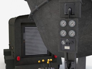 spot light and generator 3D Model