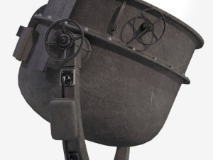 spot light and generator 3D Model