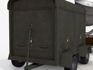 spot light and generator 3D Model