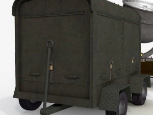 spot light and generator 3D Model