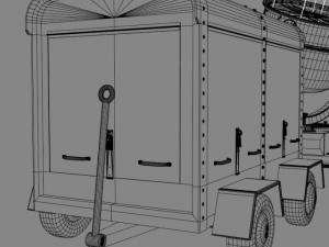 spot light and generator 3D Model