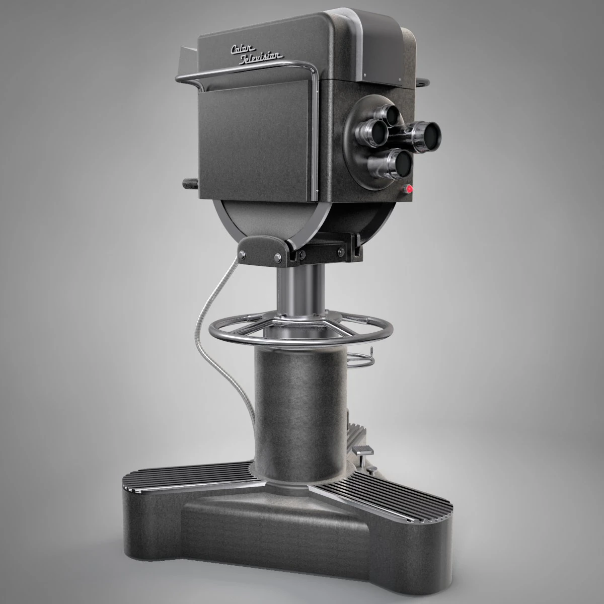 television camera 3D Model .c4d .max .obj .3ds .fbx .stl .blend 