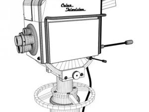 television camera 3D Model
