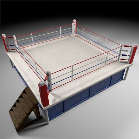 box arena Model 3D .c4d .max .obj .3ds .fbx .stl .blend 