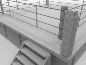 box arena Model 3D