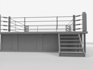 box arena Model 3D