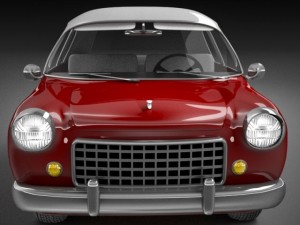 retro car 3D 모델
