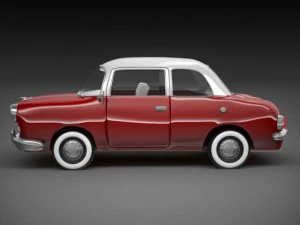 retro car 3D Model