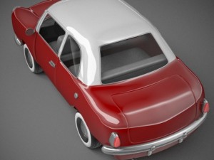 retro car 3D 모델