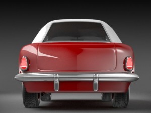 retro car 3D 모델