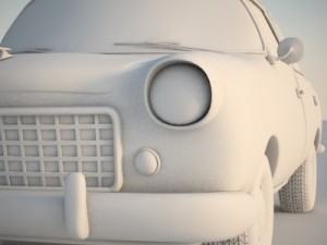 retro car 3D 모델