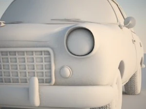 retro car 3D Model