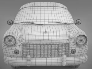 retro car 3D Model