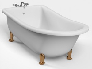 classic bathtub Modelo 3D