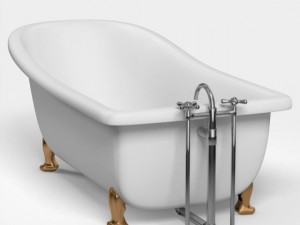 classic bathtub 3D 모델