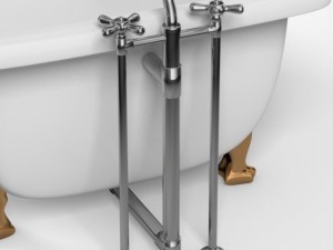 classic bathtub 3D 모델
