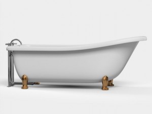 classic bathtub 3D 모델