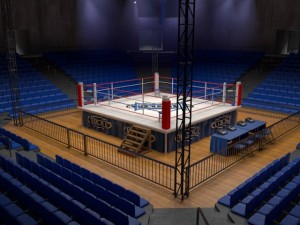 boxing stadium Modelo 3D
