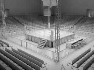 boxing stadium 3Dモデル