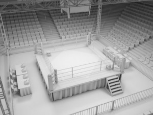 boxing stadium 3Dモデル