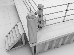 boxing stadium 3Dモデル