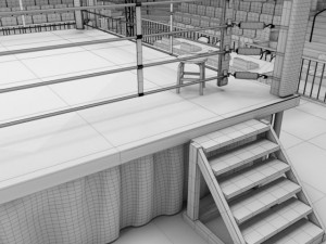 boxing stadium 3Dモデル