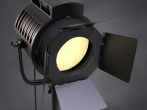 vintage spotlight 3D Model