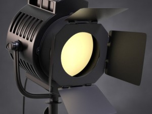 vintage spotlight 3D Model