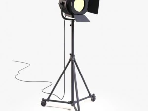 vintage spotlight 3D Model