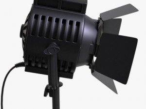 vintage spotlight 3D Model
