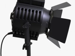 vintage spotlight 3D Model