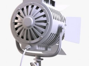 vintage spotlight 3D Model