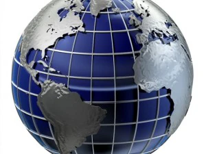 clean globe  2 versions 3D Model