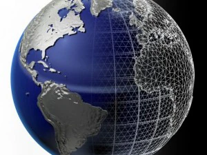 clean globe  2 versions 3D Model