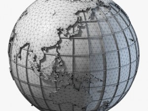 clean globe  2 versions 3D 模型