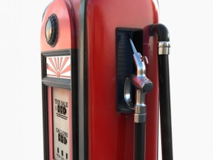 50s gas pump 3D Model