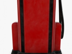 50s gas pump 3D Model