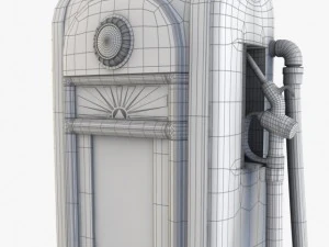 50s gas pump 3D Model