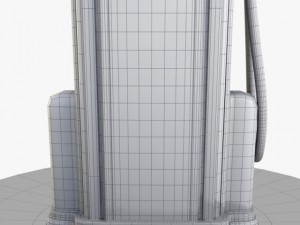 50s gas pump 3D Model