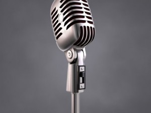 50s mic  stand 3D Model