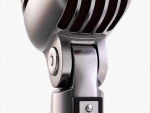 50s mic  stand 3D Model