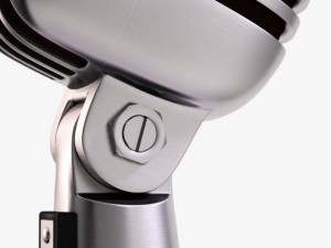 50s mic  stand 3D Model