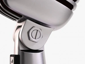 50s mic  stand 3D Model