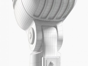 50s mic  stand 3D Model