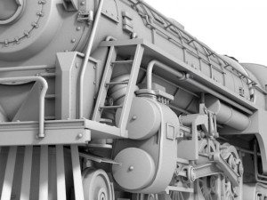 berkshire steam engine 3D Model