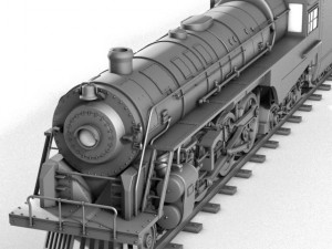 berkshire steam engine 3D Model