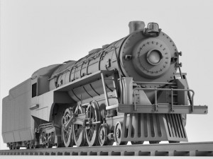 berkshire steam engine 3D Model