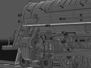 berkshire steam engine 3D Model